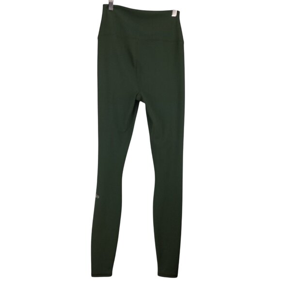 Alo Yoga Womens High Waisted Ripped Warrior Leggings Size XXS Hunter Green Athle - Picture 6 of 10